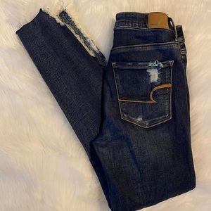 American Eagle Ripped Skinny Jeans